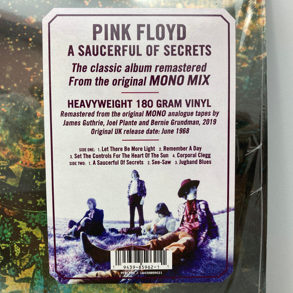 Pink Floyd : A Saucerful Of Secrets (LP, Album, Mono, RE, RM, RP, 180)