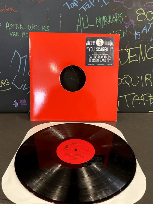 Three 6 Mafia - You Scared Part II 12" (Includes a free 12" single)