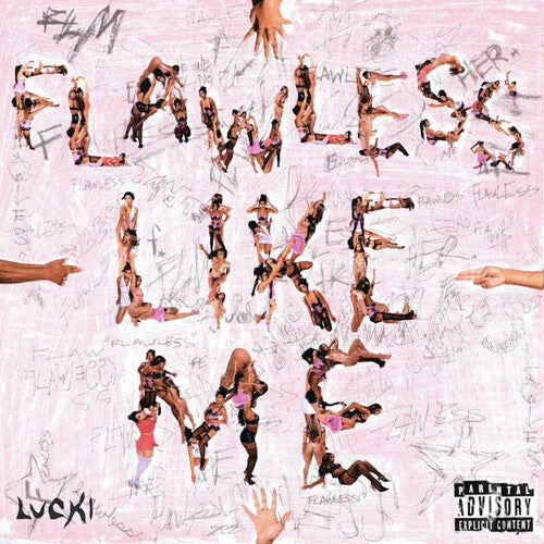 Lucki -  Flawless Like Me - Pink & White Galaxy [Explicit Content, Colored Vinyl, Pink, White, Gatefold LP Jacket]
