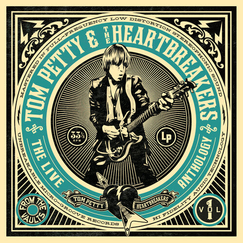 Tom Petty & The Heartbreakers - The Live Anthology: From The Vaults Vol. 1 (RSD Exclusive, Colored Vinyl, Turquoise, Numbered, Foil Embossed / Foil Stamped)