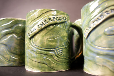For The Record 12 oz Ceramic Coffee Mug