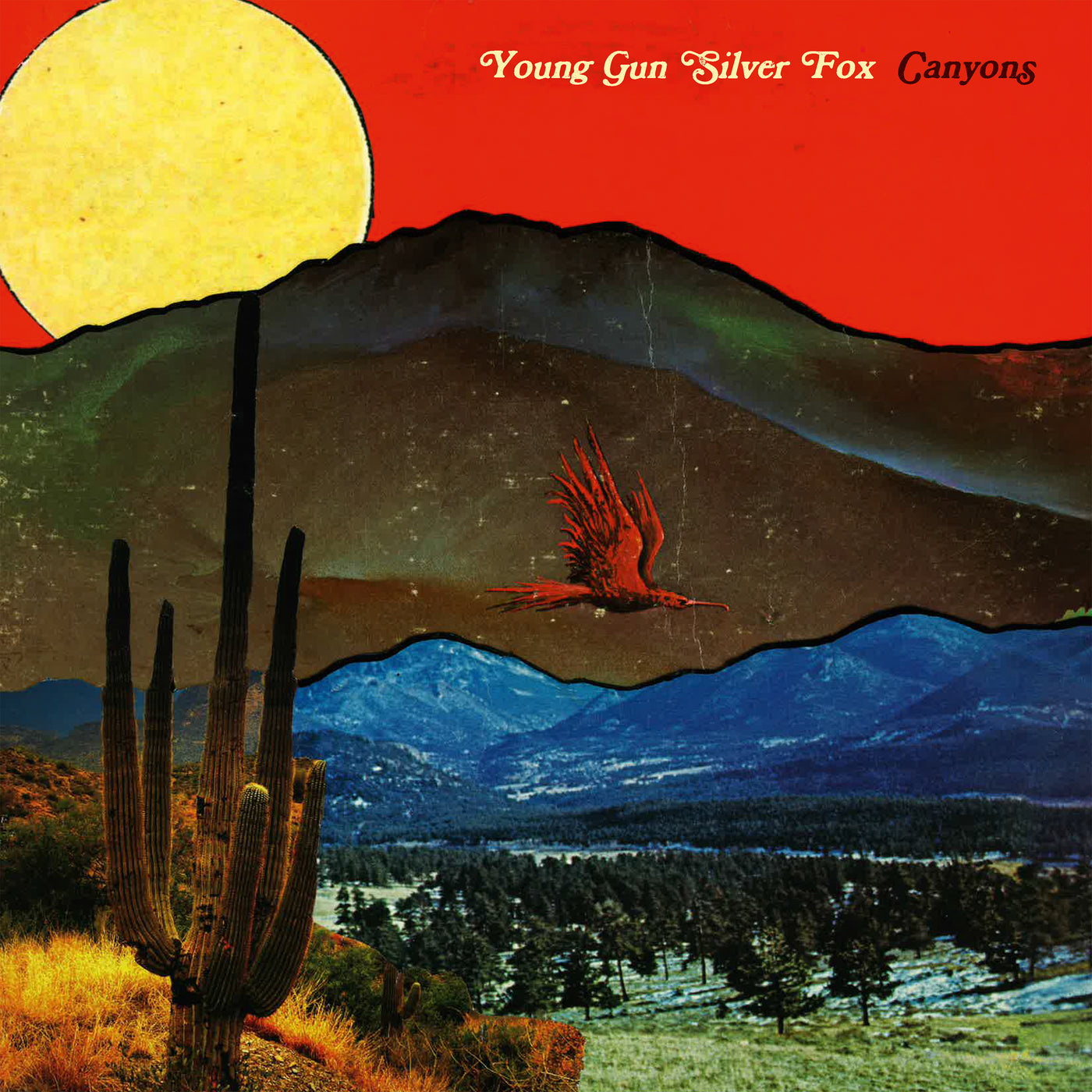 Young Gun Silver Fox - "Canyons" [Indie Exclusive Opaque Red Vinyl] Vinyl LP