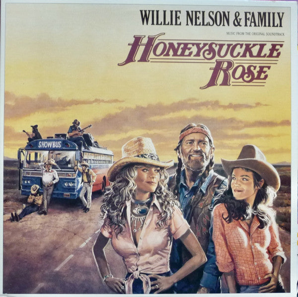 Willie Nelson & Family : Honeysuckle Rose (Music From The Original Soundtrack) (2xLP, Album, Pit)