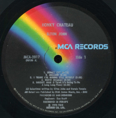 Elton John : Honky Château (LP, Album, RE, Glo)